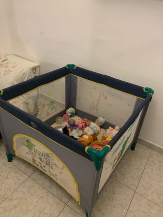 Parque infantil plegable cuadrado