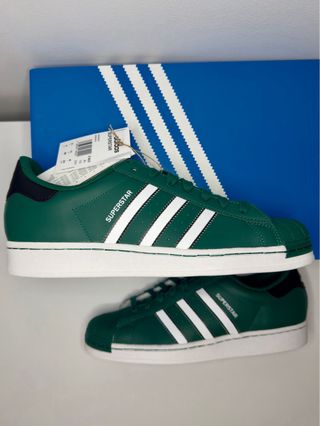 Zapatillas Adidas Superstar Verdes Talla 44