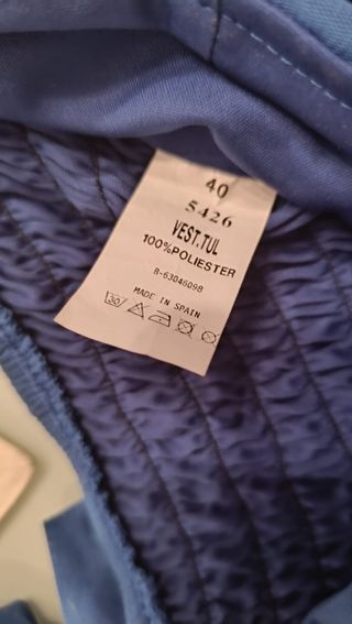 Vestido de fiesta azul largo