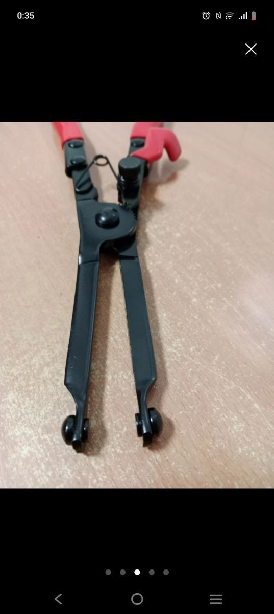 Alicates abrazaderas escape