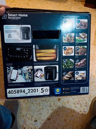 Freidora Aire Inteligente WiFi XL SilverCrest