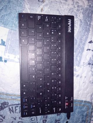 Teclado Paprye Inalámbrico Negro
