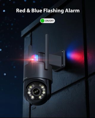 Cámara vigilancia exterior con zoom optico