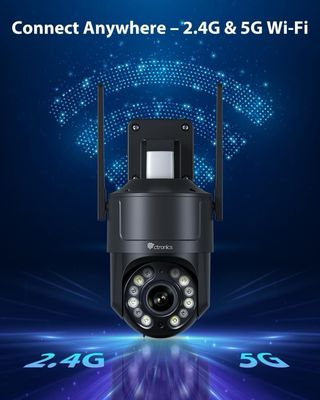 Cámara vigilancia exterior con zoom optico