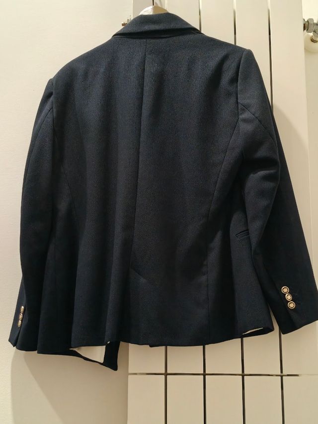Blazer Zara azul marino