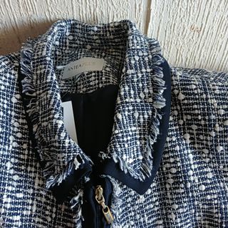 Chaqueta El Corte Inglés azul y blanco