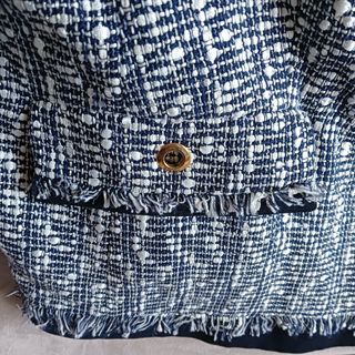 Chaqueta El Corte Inglés azul y blanco