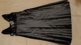 Vestido de fiesta negro con tul