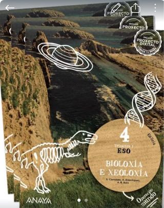 Pack 3 tomos libros BioXeo 4 ESO Anaya