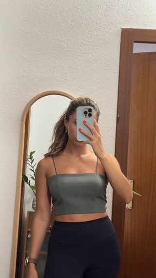 Top Corto Verde Talla S