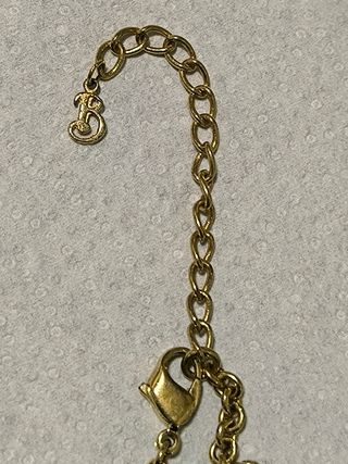Colgante Burberry Tartán Dorado