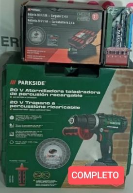 Parkside Taladro Percutor 20V + Batería nuevo