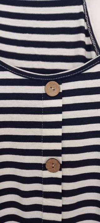 Camiseta de tirantes a rayas