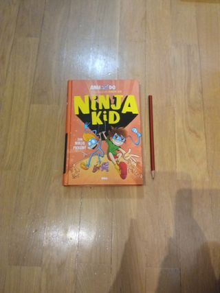 Tres libros de Ninja kid el 2 3 y 4