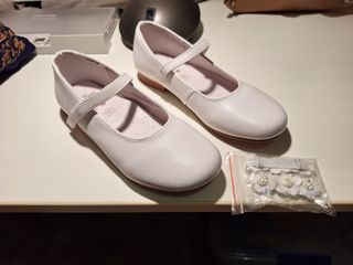 Zapatos de comunión blancos talla 37