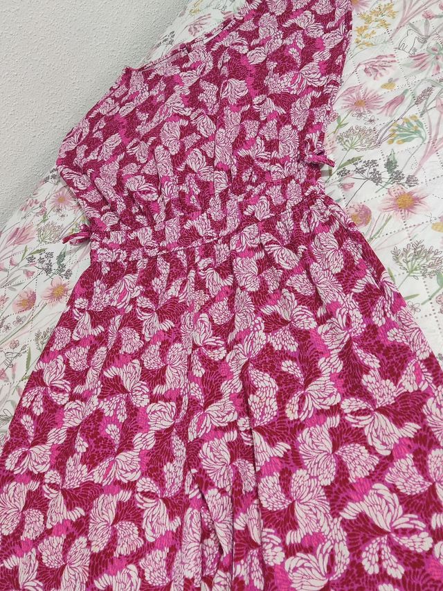 Mono largo Zara floral 13-14 años