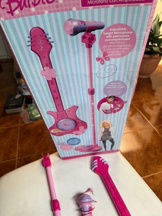 Guitarra y Micrófono Barbie