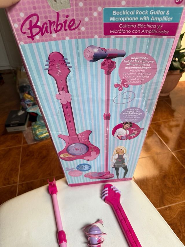 Guitarra y Micrófono Barbie