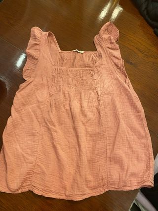 Blusa bambula rosa talla U