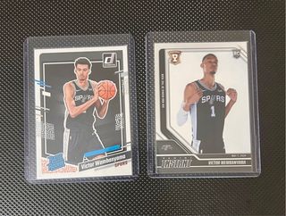 2 Cromos Victor Wembanyama Spurs