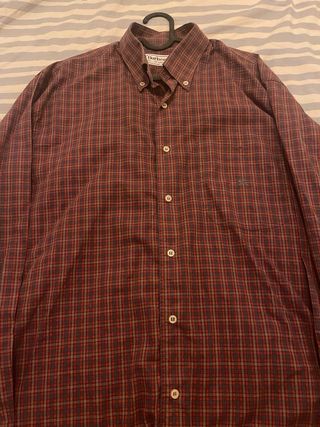 Camisa Burberry cuadros roja