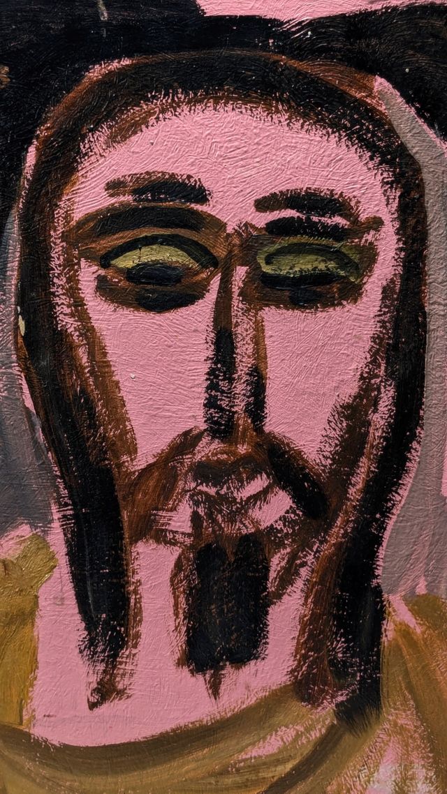 Llopis Beltrá óleo firmado único a doble cara