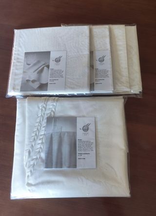 Tovaglia rotonda + 6 tovaglioli Mirabello