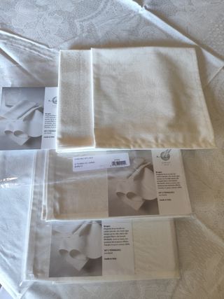 Tovaglia rotonda + 6 tovaglioli Mirabello