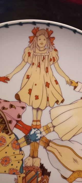 Piatto Villeroy & Boch Unicef Heinrich 1979