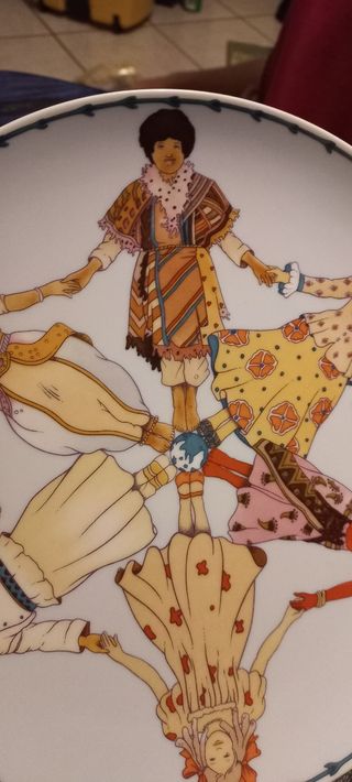 Piatto Villeroy & Boch Unicef Heinrich 1979