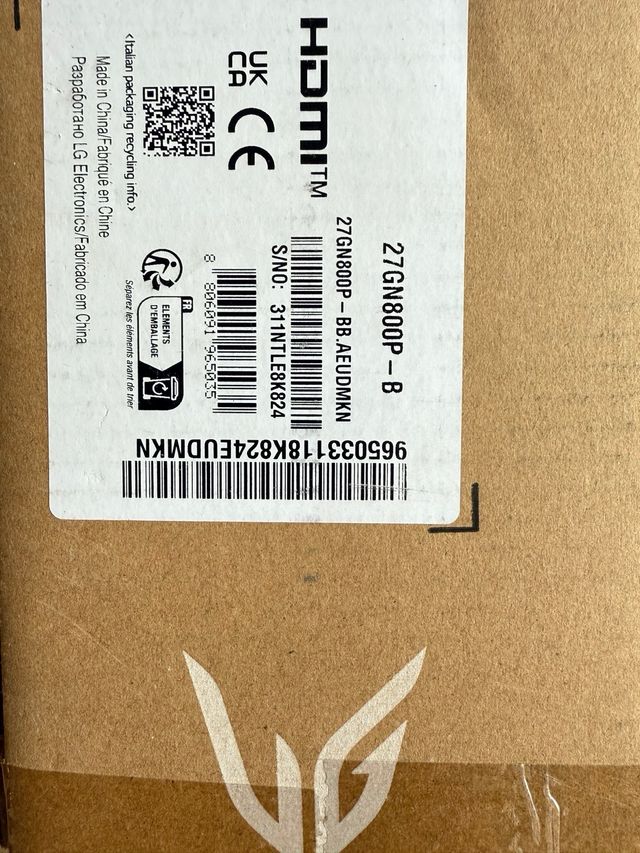 Monitor Gaming LG27”UltraGear