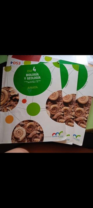 Libro Biología y Geología 4 ESO