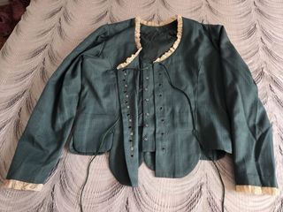 Traje de Baturra Verde y Beige