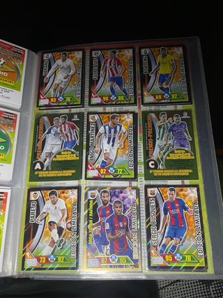 Álbum Adrenalyn XL La Liga 2016-17 casi completo