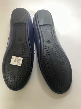 Manoletinas azul marino talla 39
