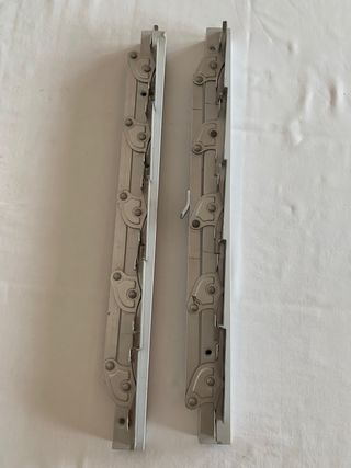 Ventana celosía orientable de cristal