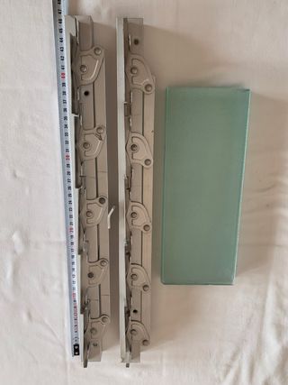 Ventana celosía orientable de cristal