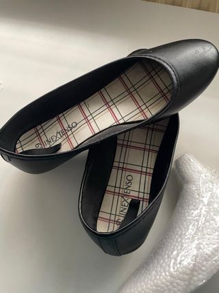 Manoletinas negras talla 39