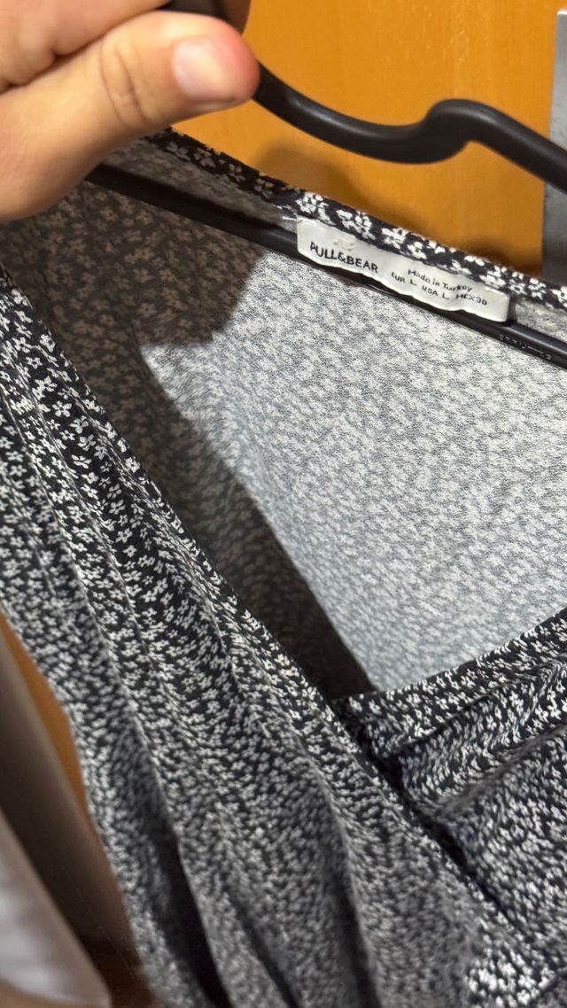 Vestido corto estampado floral Pull&Bear Talla L