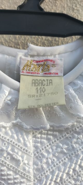 Vestido de comunión sin estrenar de 9 a 11 años