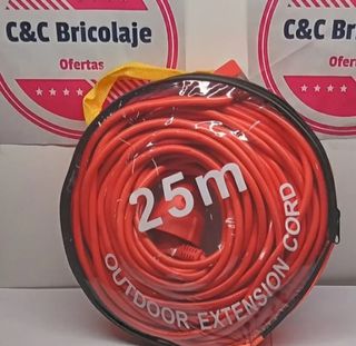 Cable alargador exterior 25m nuevo homologado
