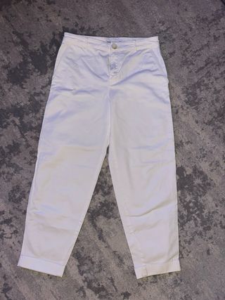 Pantalones ZARA blancos mujer
