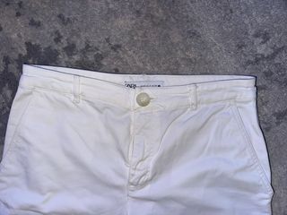 Pantalones ZARA blancos mujer