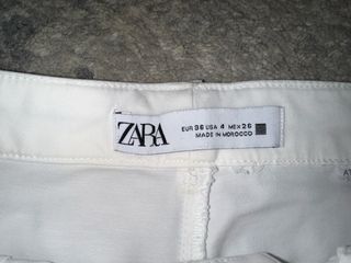 Pantalones ZARA blancos mujer