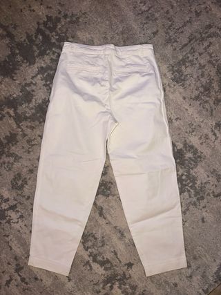 Pantalones ZARA blancos mujer