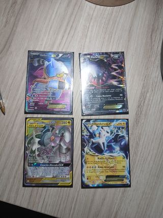 Lote 4 Cartas Pokémon: Toxicroak, Darkrai, Arceus,