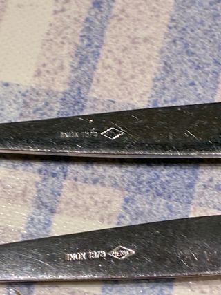 Cubierto cadete acero inoxidable.