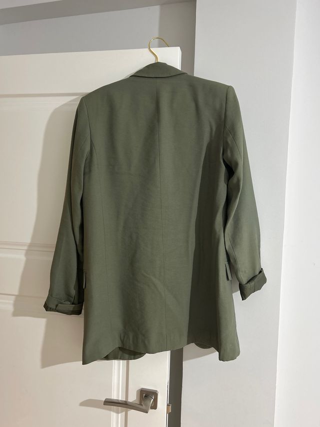Blazer Zara Verde Oliva