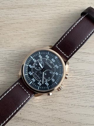 Reloj Citizen Eco-Drive Cronógrafo Marrón/Negro