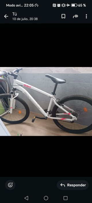 Bicicleta Rockrider ST 100
Sólo tiene 3 salidas 